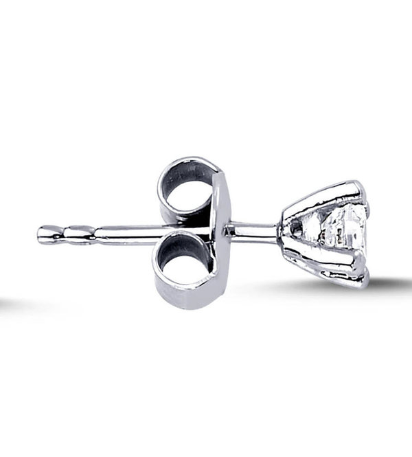 Men's Diamond Solitaire EinStein Earring