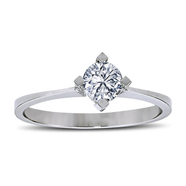 0,40 ct Diamond Engagement Ring Masterpiece 14 carat white gold